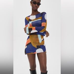 resa BNWT Mia Mini Dress in Deco